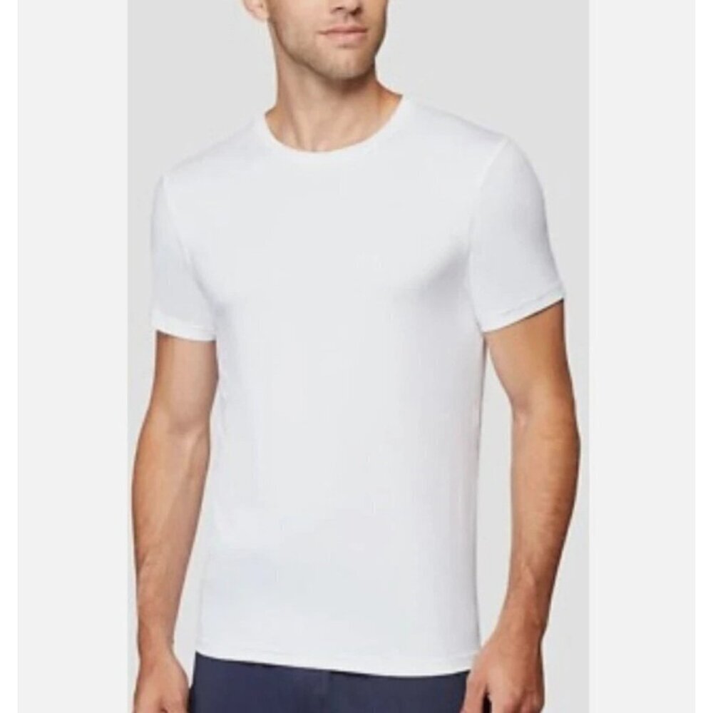 NEW 32 Degrees Cool Men's M 3 Pack Short Sleeve Crew Neck White/ Off white